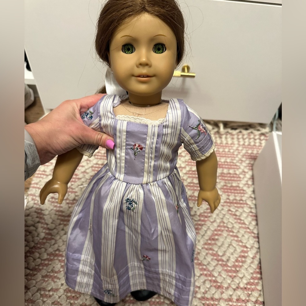 Felicity Striped Purple Dress Doll - Picture 2 of 4